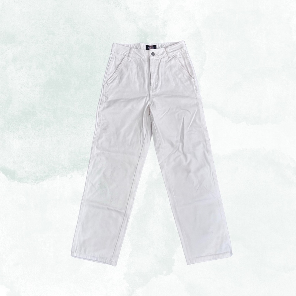 White Dickies carpenter pant